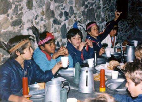 Manada del Seeonee. Campamento a Meztitla, Morelos. Diciembre 1980.