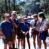 Juan Guerra y César Nieves en el XI Jamboree Nacional de los Boy Scouts of America. 1985