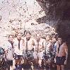Clan de Rovers del Reino Unido de Pontesbleu. Grutas de Juxtlahuaca, Guerrero. 1995