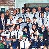 Homenaje a César Macazaga Ordoño, Septiembre 28 de 2002. Scouts antiguos y activos del Grupo VII de México acompañando a su hermano scout, "Búho Veloz".